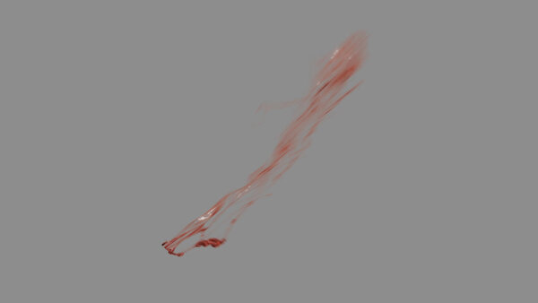Chunky Blood Hits Diagonal Blood Hit 7 vfx asset stock footage