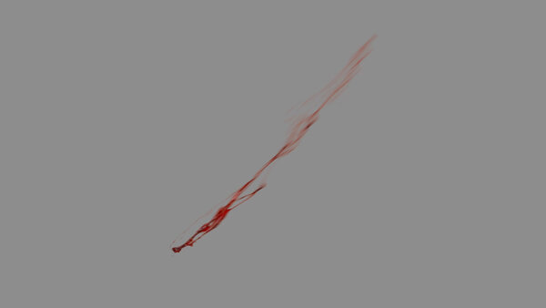 Chunky Blood Hits Diagonal Blood Hit 10 vfx asset stock footage