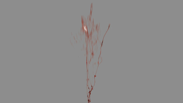 Chunky Blood Hits Upward Blood Hit 1 vfx asset stock footage