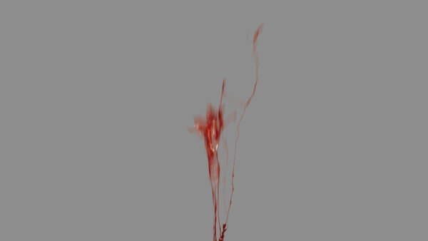 Chunky Blood Hits Upward Blood Hit 2 vfx asset stock footage