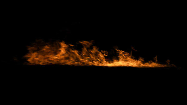 Windy Fires Slow Motion Low Angle Side 1 vfx asset stock footage