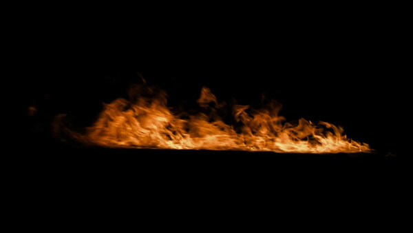 Windy Fires Slow Motion Low Angle Side 3 vfx asset stock footage