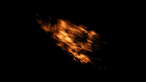 Windy Fires Windy Fire High Angle Side 5 vfx asset stock footage