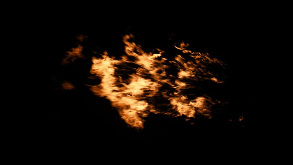 Windy Fires Slow Motion High Angle Side 1 vfx asset stock footage