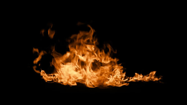 Windy Fires Slow Motion At Cam 3 vfx asset stock footage