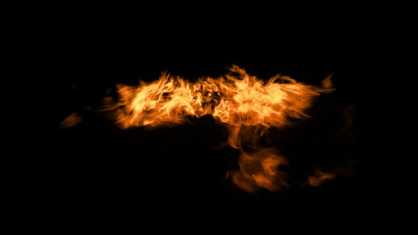 Windy Fires Windy Fire High Angle At Cam 1 vfx asset stock footage