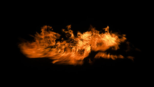 Windy Fires Windy Fire High Angle At Cam 2 vfx asset stock footage
