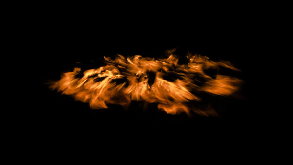 Windy Fires Windy Fire High Angle At Cam 3 vfx asset stock footage