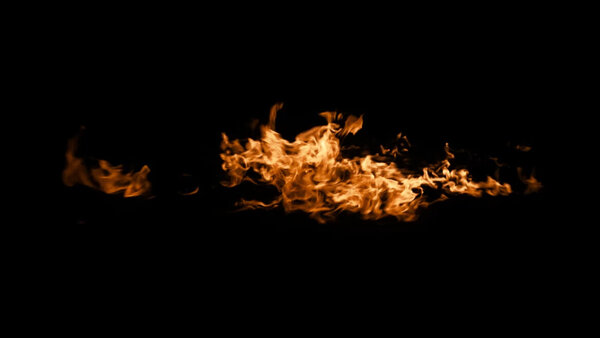 Windy Fires Slow Motion High Angle At Cam 1 vfx asset stock footage