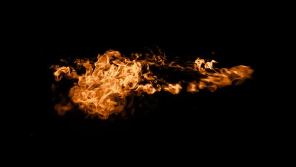 Windy Fires Slow Motion High Angle At Cam 2 vfx asset stock footage