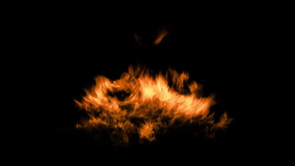 Windy Fires Windy Fire Away From Cam 2 vfx asset stock footage