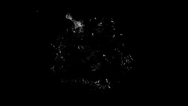 Small Water Surface Bubbles Slow Motion High Angle Bubbles Bursts 5 vfx asset stock footage