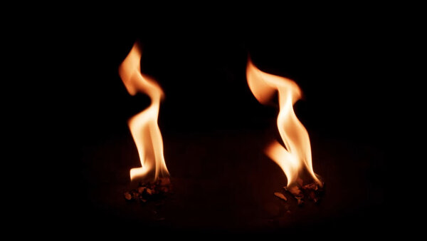 Small Fires High Angle Small Fire 2 vfx asset stock footage