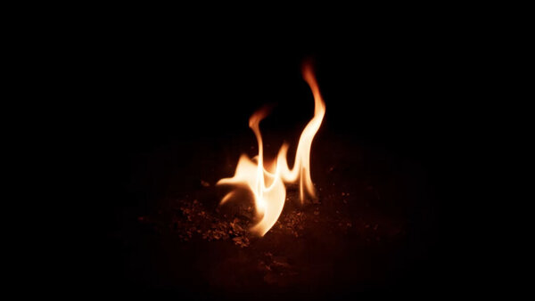 Small Fires High Angle Small Fire 4 vfx asset stock footage