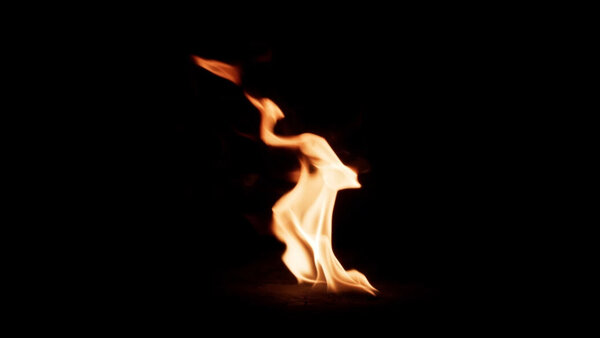Small Fires Slow Motion Windy Fire 6 vfx asset stock footage