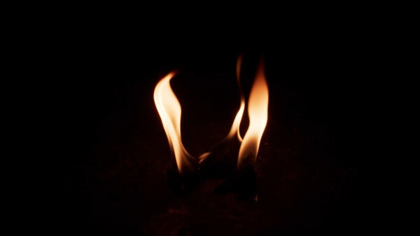 Small Fires Slow Motion High Angle Fire 3 vfx asset stock footage