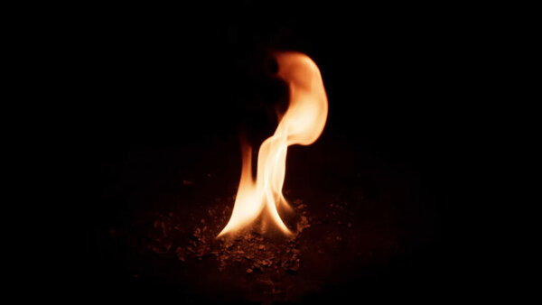 Small Fires Slow Motion High Angle Fire 4 vfx asset stock footage