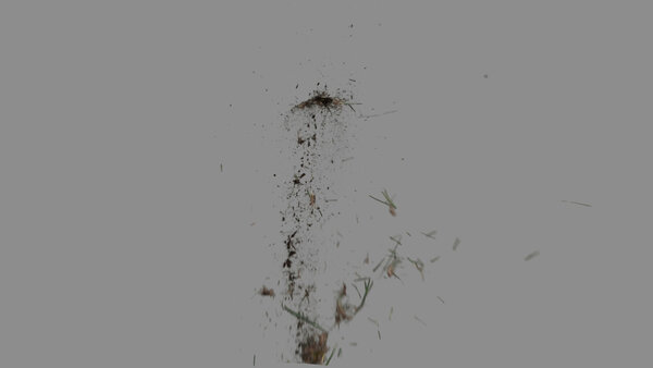 Grass & Leaves Bullet Hits Grass Bullet Hit 6 vfx asset stock footage