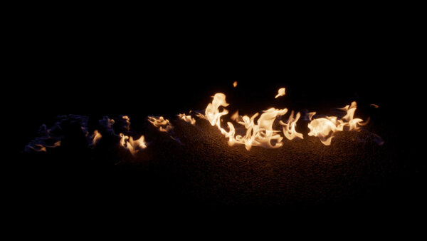 Fire Ignitions Ignition Sideways 6 vfx asset stock footage