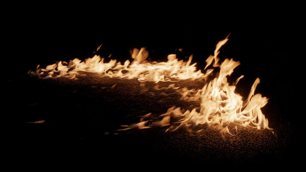 Fire Ignitions Ignition Towards Camera 2 vfx asset stock footage