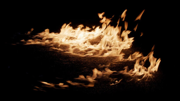 Fire Ignitions Ignition Towards Camera 3 vfx asset stock footage