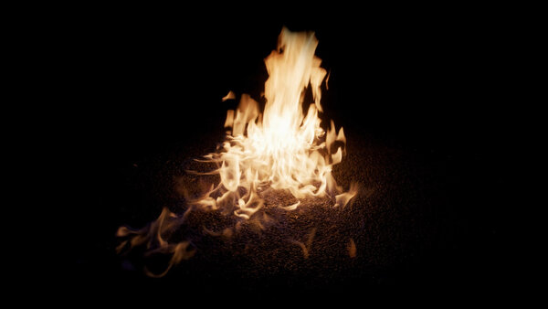 Fire Ignitions Ignition Towards Camera 5 vfx asset stock footage