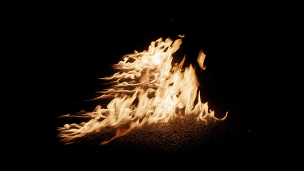 Fire Ignitions Ignition Towards Camera 6 vfx asset stock footage