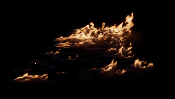Fire Ignitions Ignition Towards Camera 7 vfx asset stock footage