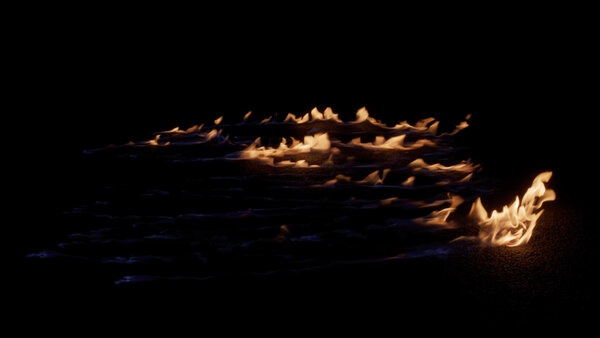 Fire Ignitions Ignition Towards Camera 8 vfx asset stock footage