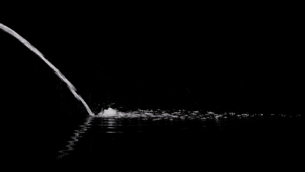 Small Water Drops & Streams Side Angle Stream 4 vfx asset stock footage