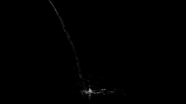 Small Water Drops & Streams Side Angle Stream Stopping 1 vfx asset stock footage