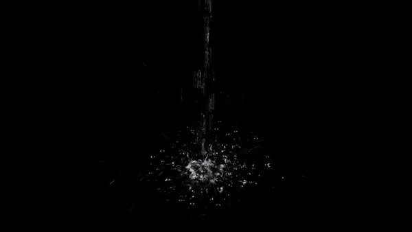 Small Water Drops & Streams High Angle Stream 2 vfx asset stock footage