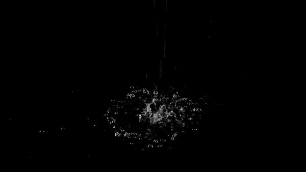 Small Water Drops & Streams High Angle Stream 5 vfx asset stock footage