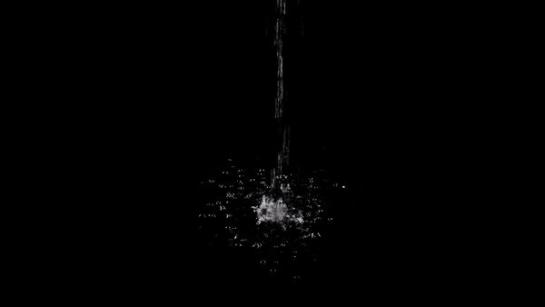 Small Water Drops & Streams High Angle Stream Stopping 2 vfx asset stock footage