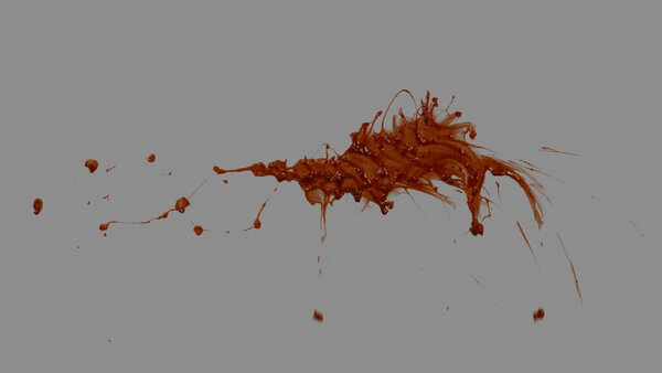 Brain Splatters Sideways Brain Splatter 1 vfx asset stock footage