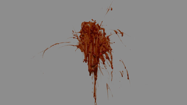 Brain Splatters Sideways Brain Splatter 4 vfx asset stock footage