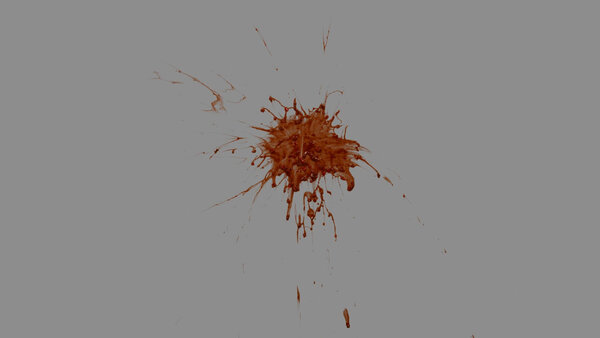 Brain Splatters Sideways Brain Splatter 5 vfx asset stock footage