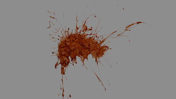 Brain Splatters Sideways Brain Splatter 6 vfx asset stock footage