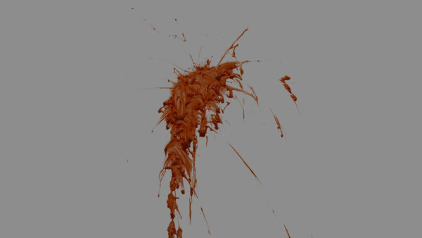 Brain Splatters Sideways Brain Splatter 8 vfx asset stock footage