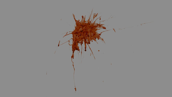 Brain Splatters Sideways Brain Splatter 10 vfx asset stock footage