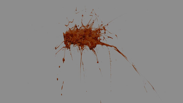 Brain Splatters Sideways Brain Splatter 11 vfx asset stock footage