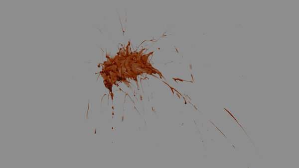 Brain Splatters Sideways Brain Splatter 12 vfx asset stock footage