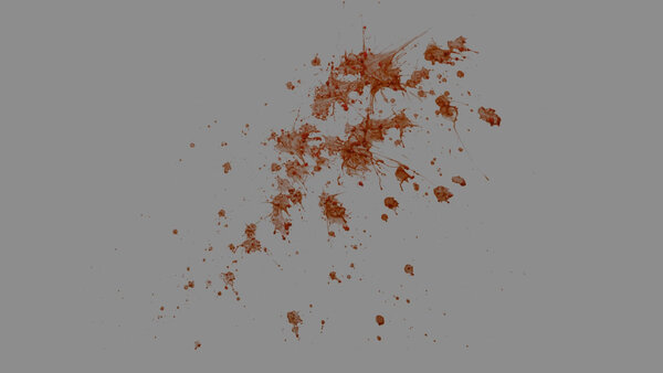 Brain Splatters Sideways Brain Splatter 17 vfx asset stock footage