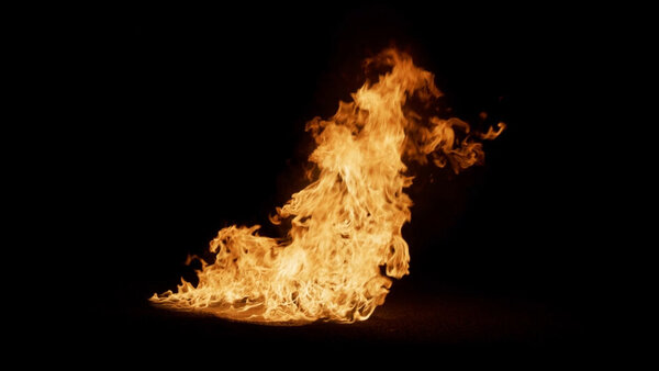 Ground Fire Vol. 3 Slo-Mo Ground Fire Front 1 vfx asset stock footage