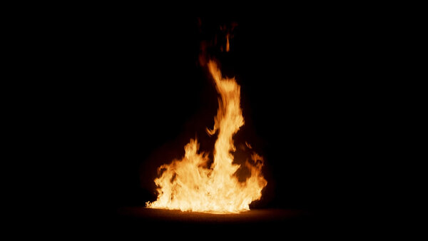 Ground Fire Vol. 3 Large Ground Fire Front 1 vfx asset stock footage