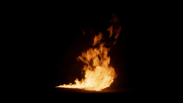 Ground Fire Vol. 3 Large Ground Fire Front 2 vfx asset stock footage
