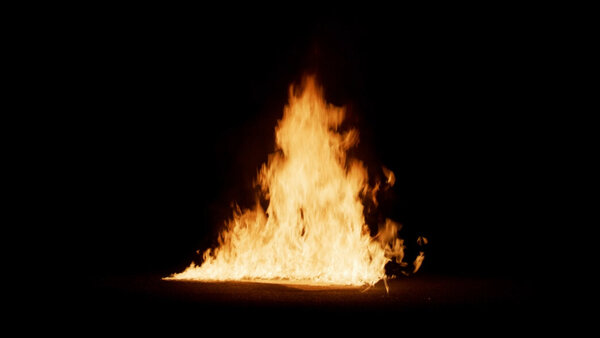 Ground Fire Vol. 3 Large Ground Fire Front 3 vfx asset stock footage
