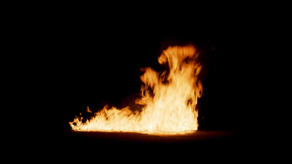 Ground Fire Vol. 3 Large Ground Fire Front 4 vfx asset stock footage