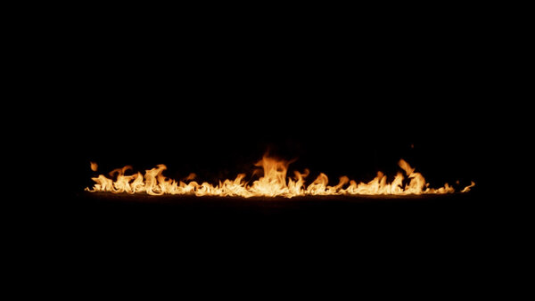 Ground Fire Vol. 3 Fire Trail Sideways 1 vfx asset stock footage