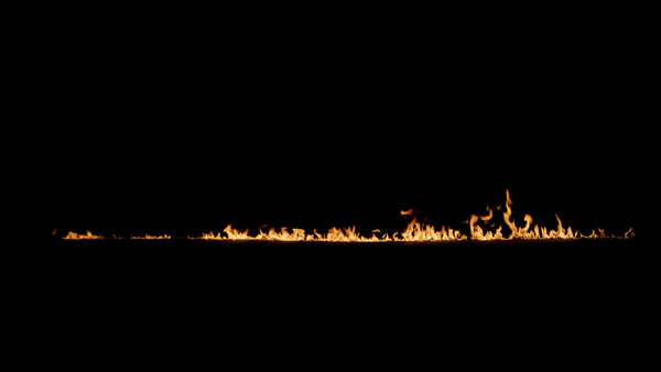 Ground Fire Vol. 3 Fire Trail Sideways 4 vfx asset stock footage